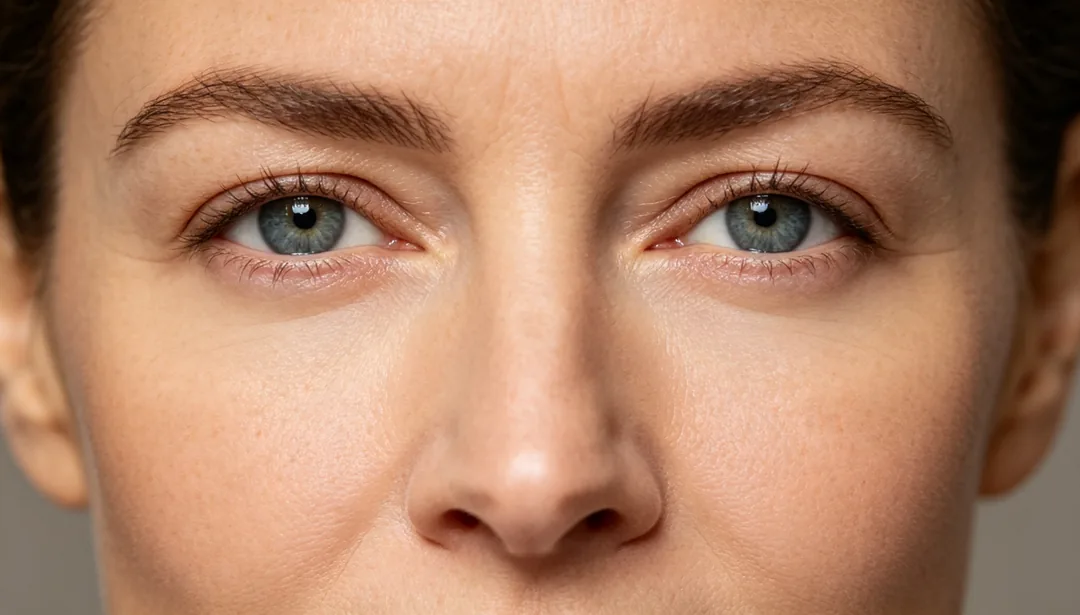 Quitar ojeras: ejemplo de Retoque de belleza creado con IA