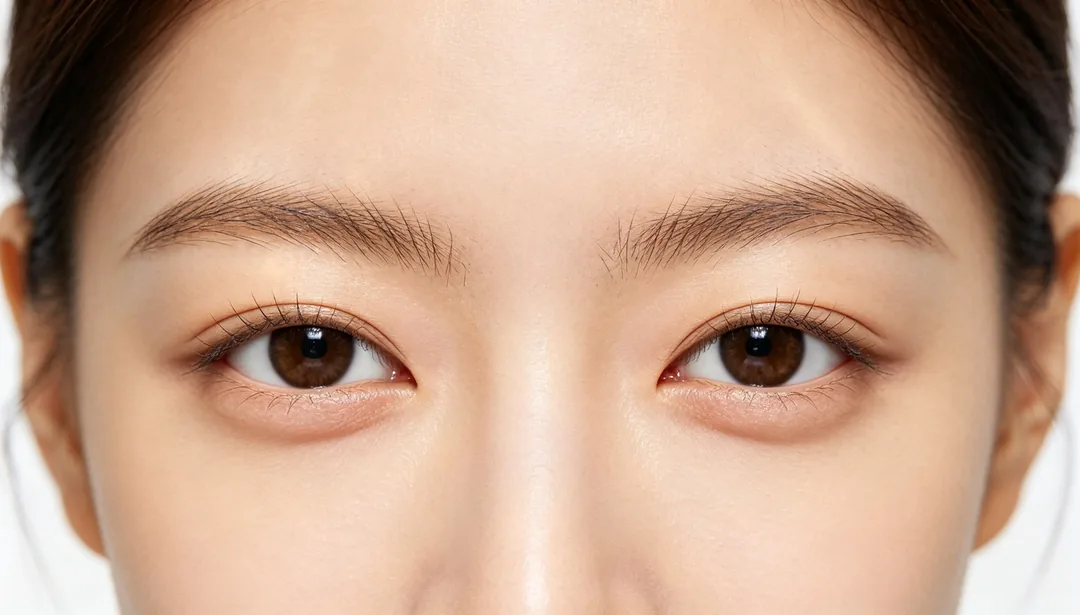 Diseño de cejas: ejemplo de Retoque de belleza creado con IA