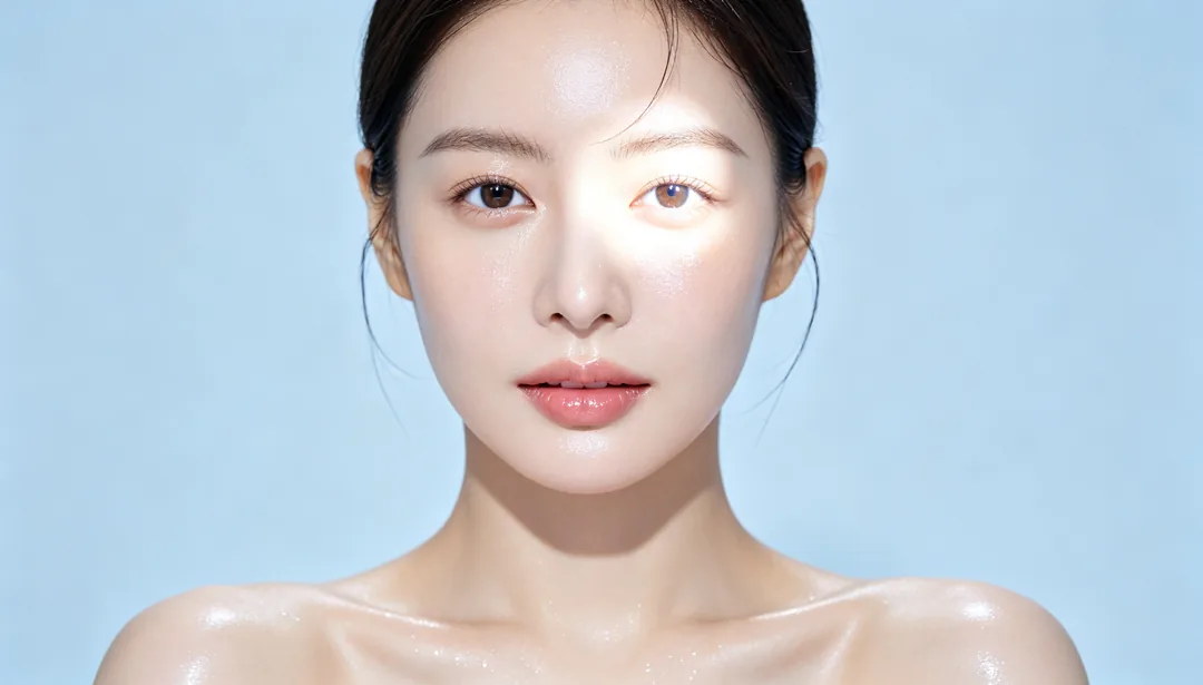 Piel de cristal: ejemplo de Retoque de belleza creado con IA