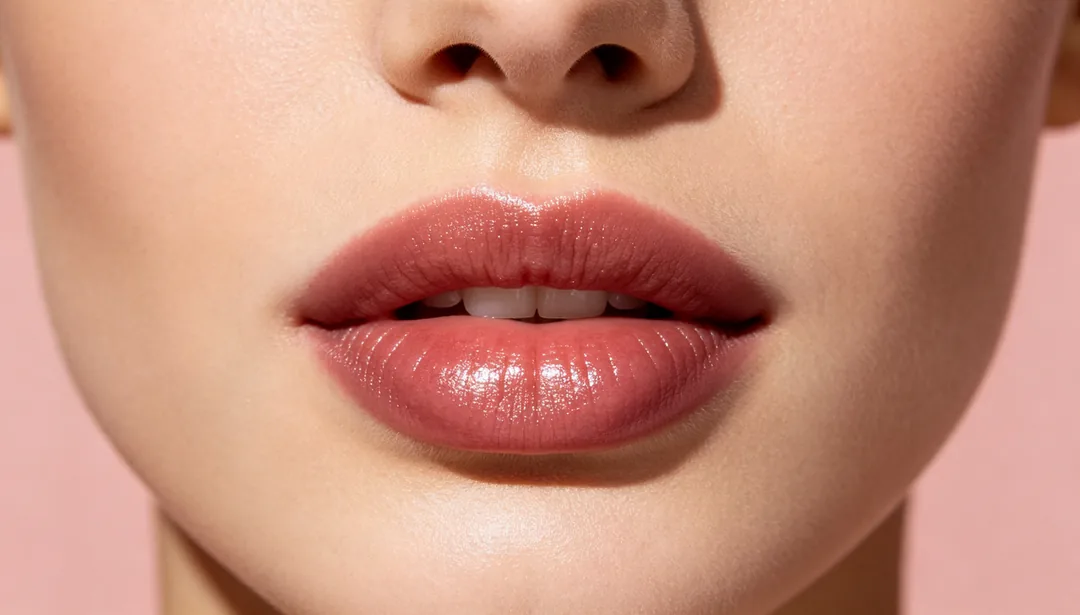 Labios más carnosos: ejemplo de Retoque de belleza creado con IA