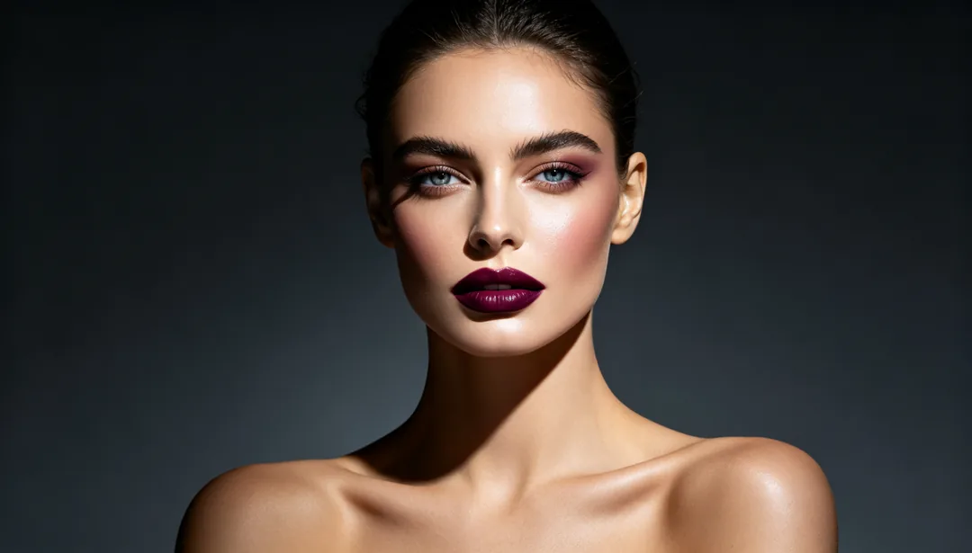 Editorial de revista: ejemplo de Retoque de belleza creado con IA