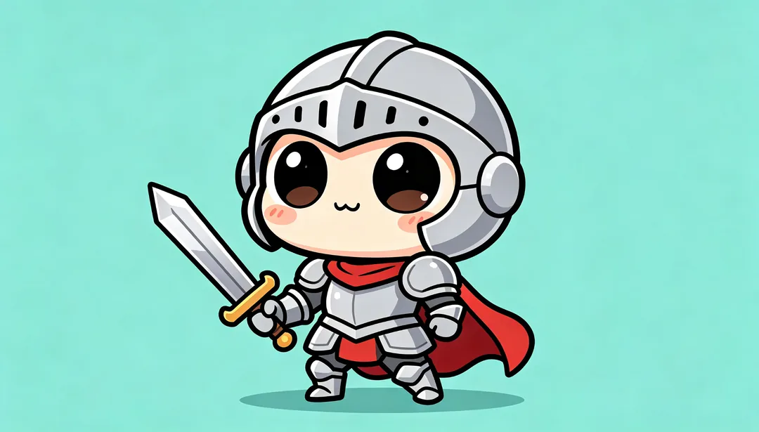 Chibi deformado: ejemplo de Recursos de juego creado con IA