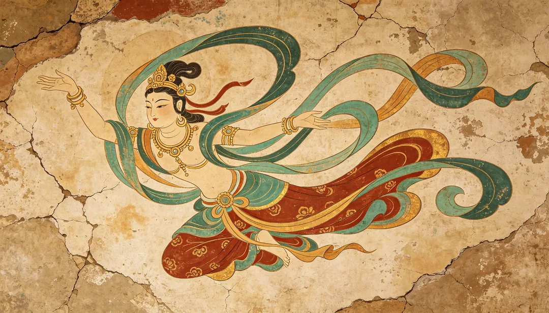 Apsara de Dunhuang: ejemplo de Recursos de juego creado con IA