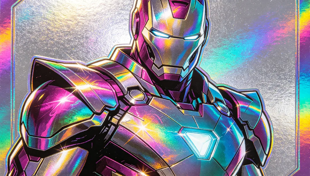 Carta holográfica: ejemplo de Recursos de juego creado con IA