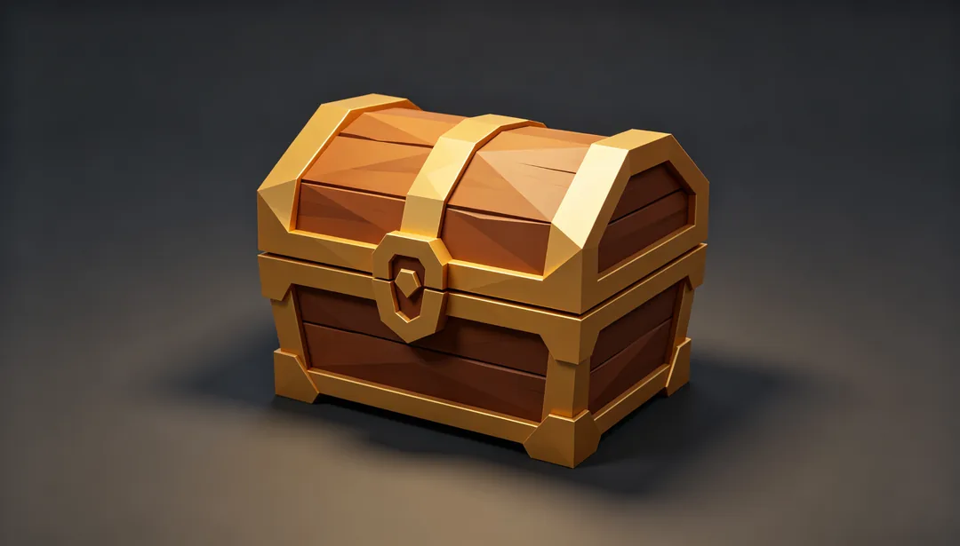 Low poly estilizado: ejemplo de Recursos de juego creado con IA
