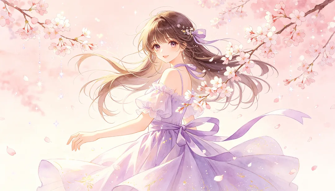 Shojo de ensueño: ejemplo de Recursos de juego creado con IA