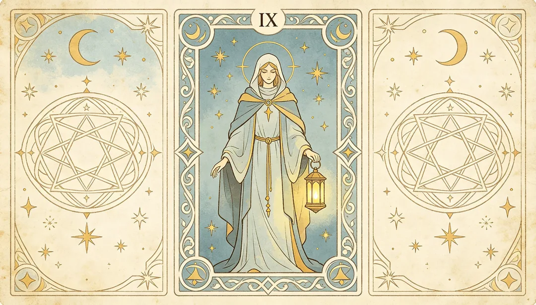 Tarot místico: ejemplo de Recursos de juego creado con IA