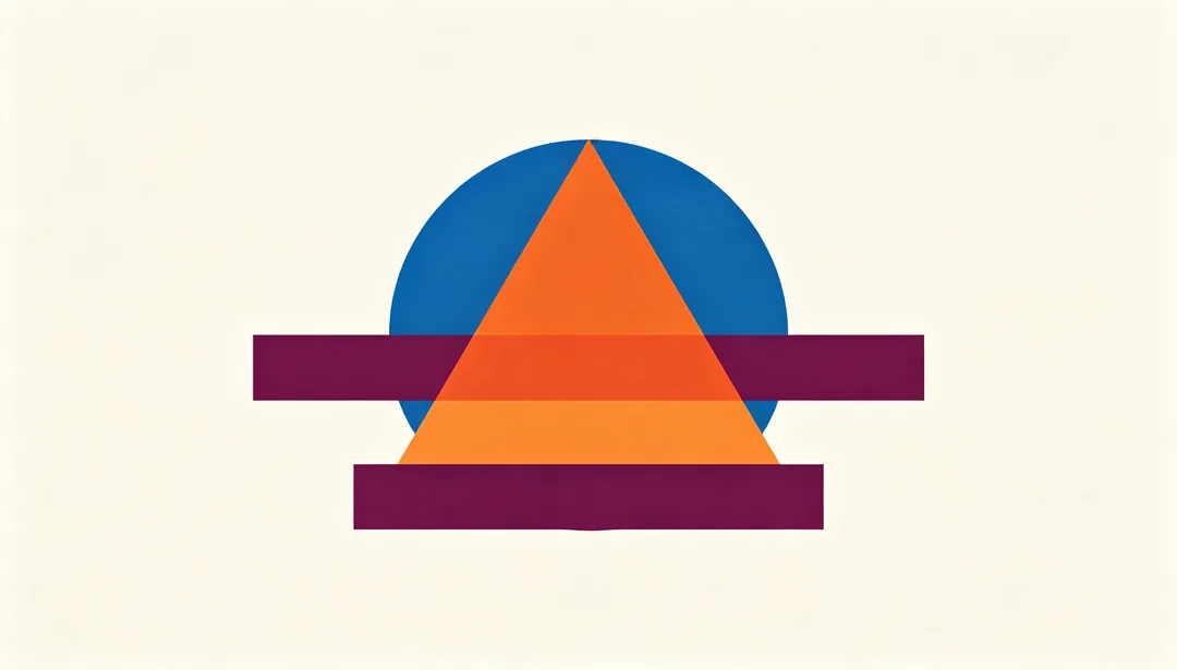 Abstracto geométrico: ejemplo de Iconos creado con IA