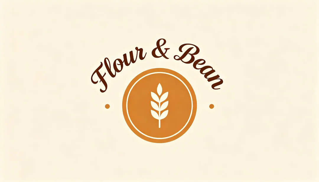 Cafetería y panadería: ejemplo de Logo creado con IA