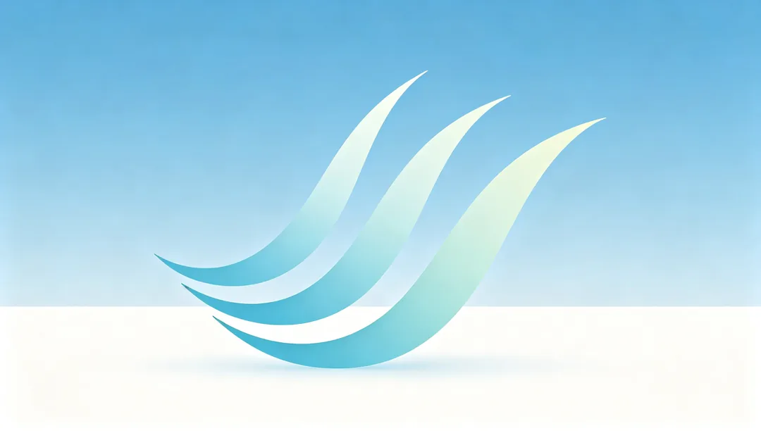 Fluido y ligero: ejemplo de Logo creado con IA