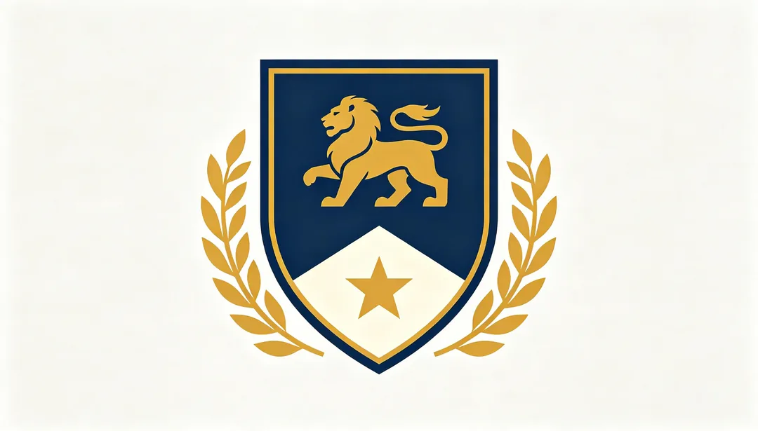 Escudo heráldico: ejemplo de Logo creado con IA