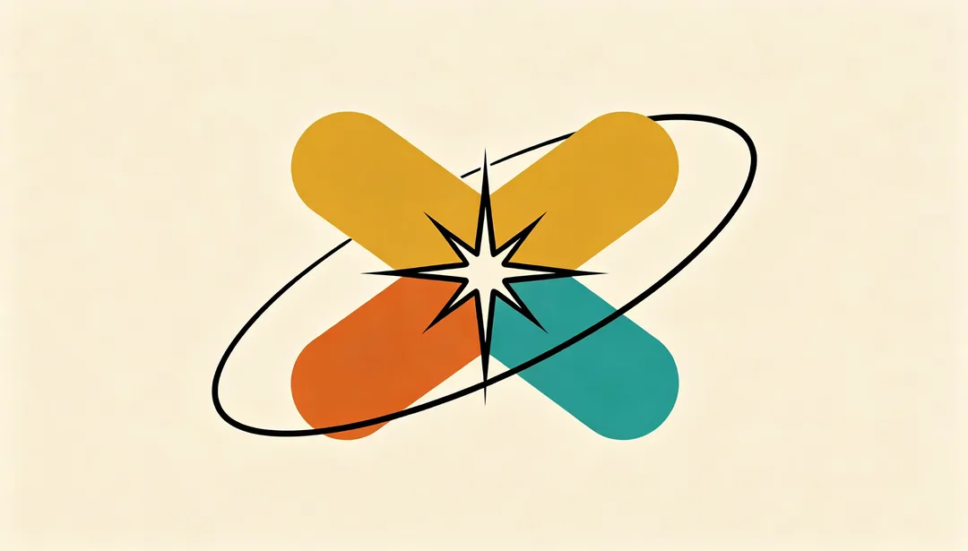 Mid-century: ejemplo de Logo creado con IA