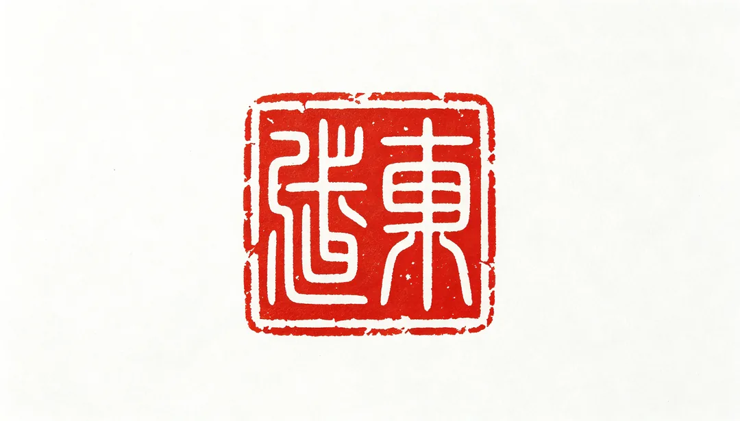 Sello chino: ejemplo de Logo creado con IA