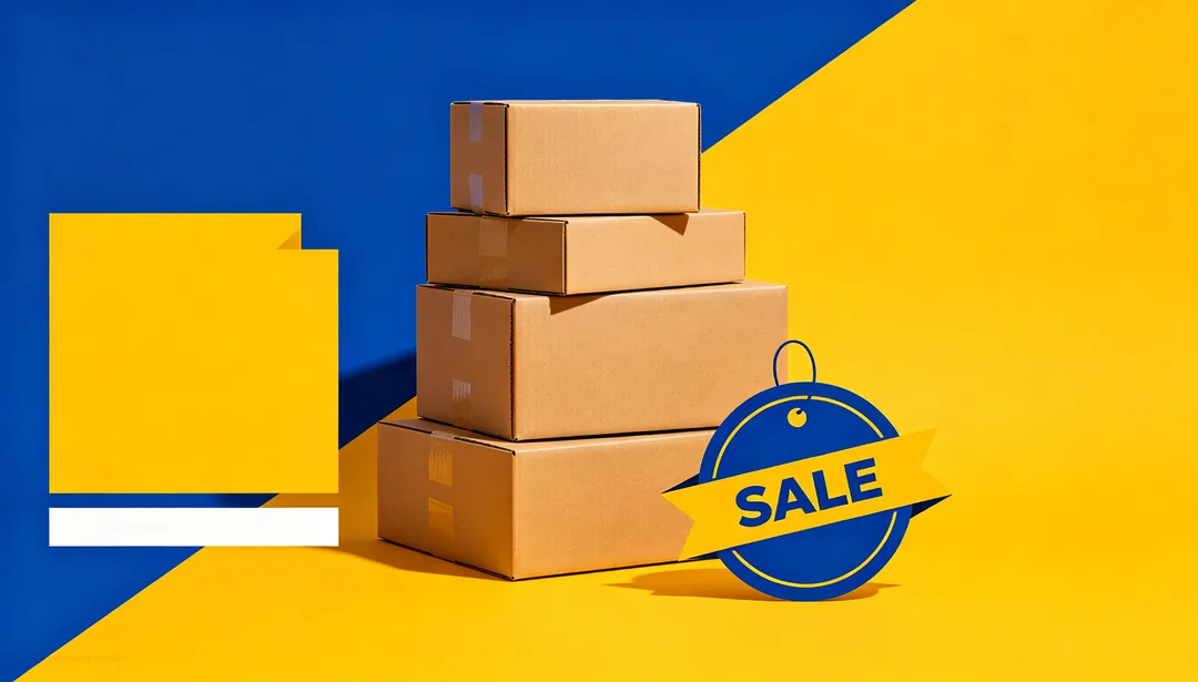 Descuento de plataforma: ejemplo de Póster de e-commerce creado con IA