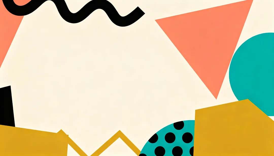 Memphis pop: ejemplo de Recursos para presentaciones creado con IA