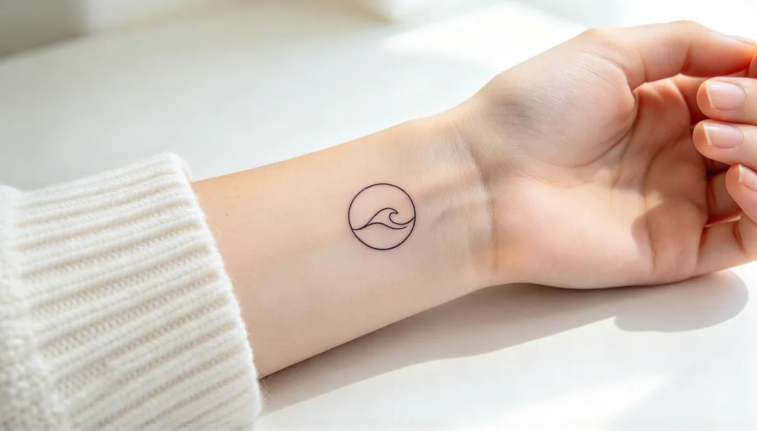 Minimalist — AI Tattoo example
