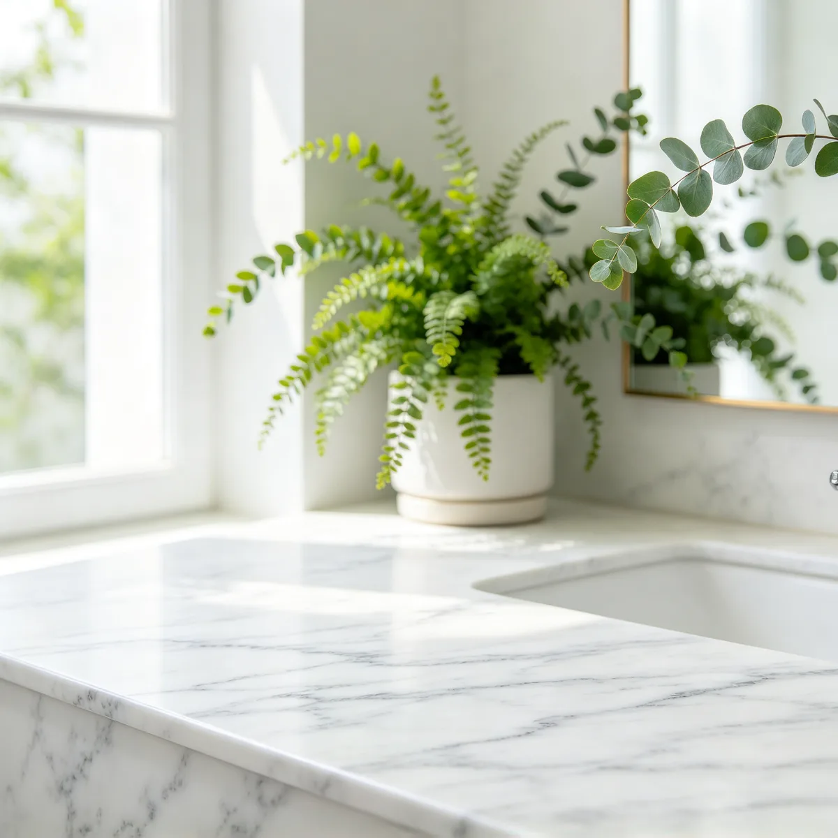 A skincare dropper bottle and a marble countertop scene merged into one product photo — Before
