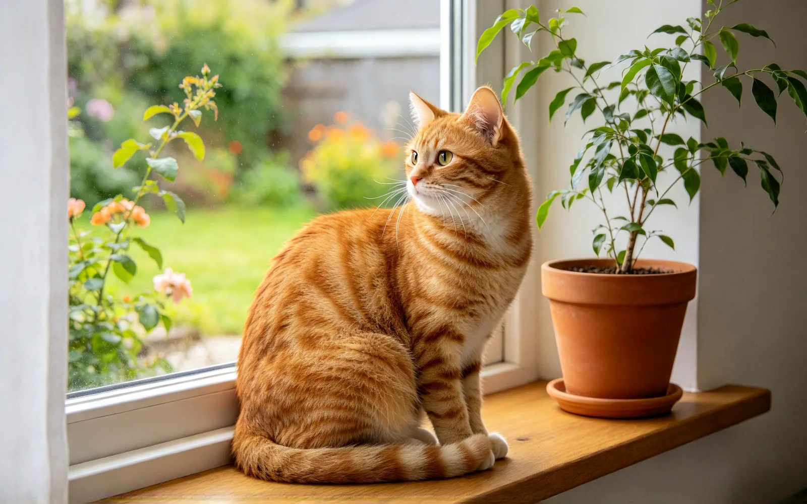 A pet photo redrawn as an anime frame — Before
