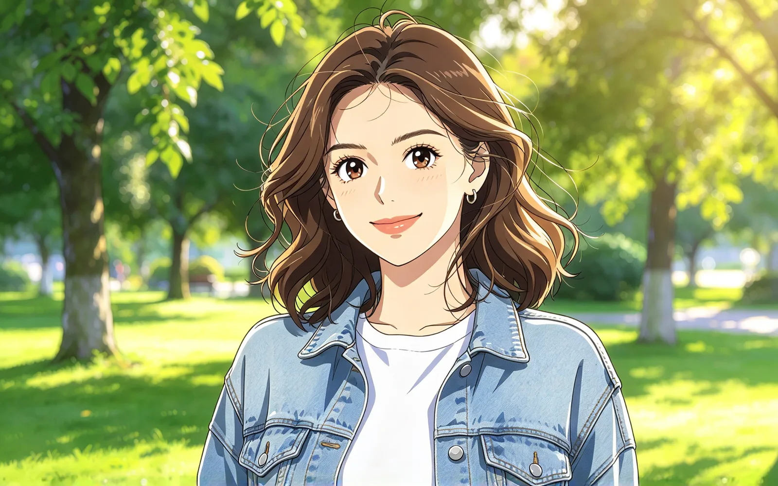 A portrait redrawn as an anime character — After
