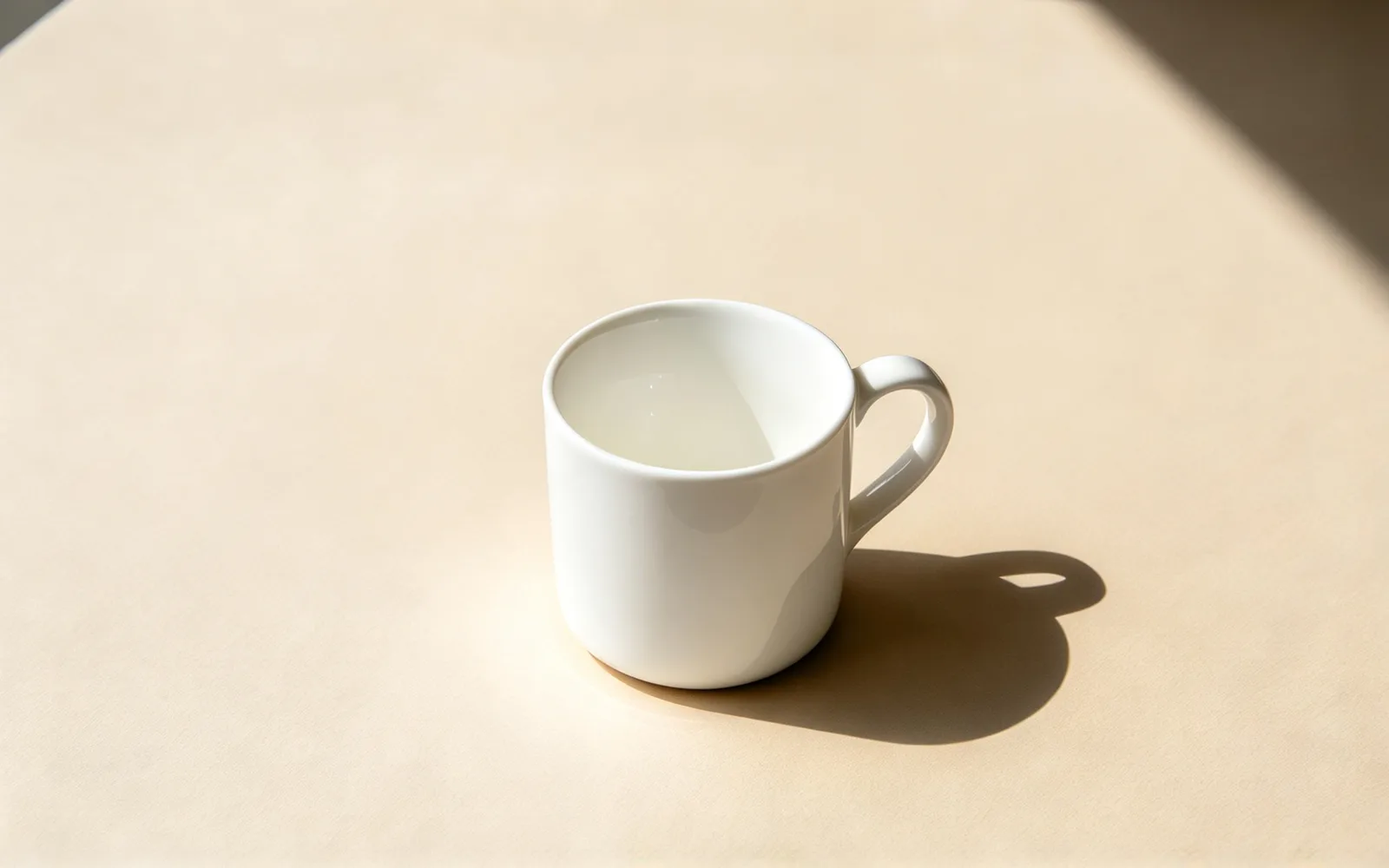 A hard shadow removed from a product on a tabletop — After